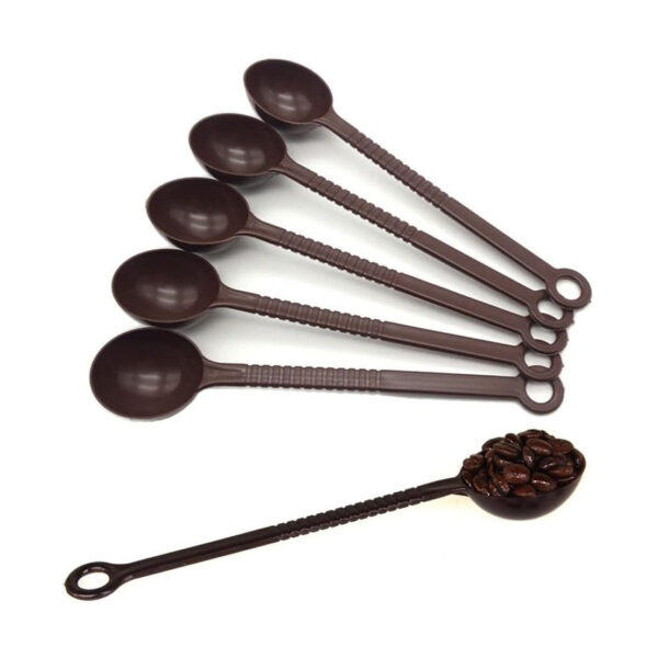 CS Euro Coffee Measuring Spoons 40 Pack 10g Long Handle 21cm Brown
