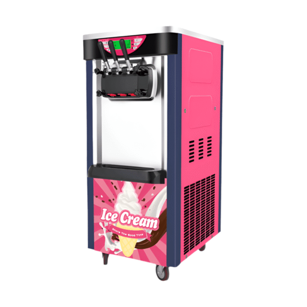 CS Euro Standing Three Flavour Soft Serve Ice Cream Machine 20-25L/H KI208E