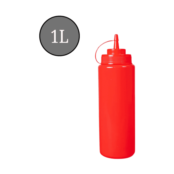 CS Euro Squeeze Sauce Bottle Red 1000ml (35oz)