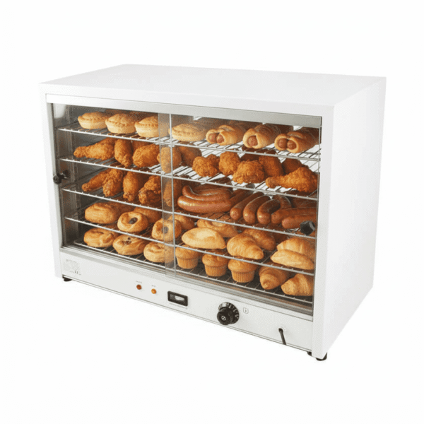 CS Euro Commercial Hot display case Pie warmer 4 shelves Countertop 1500W HBW805