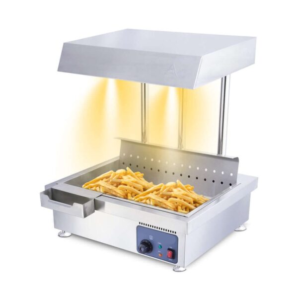 CS Euro Deluxe Tabletop Chip Scuttle Food Warmer PFW1T2