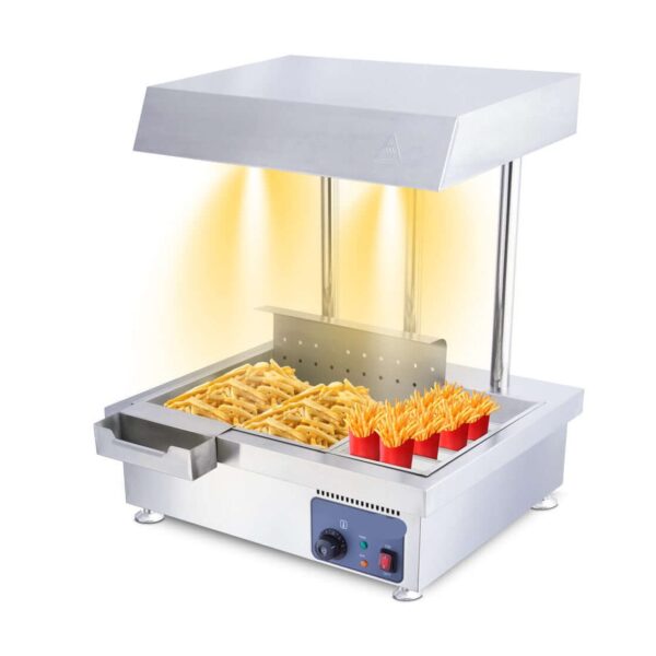 CS Euro Tabletop Chip Scuttle Food Warmer Bagging Station PFW1T1
