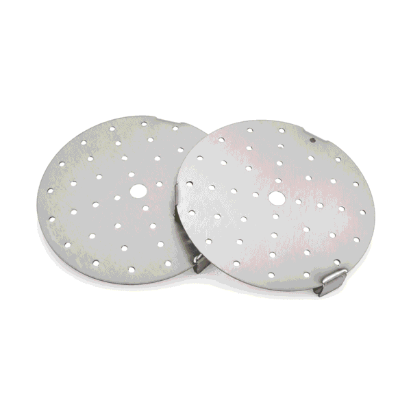 CS Euro Perforated Bain Marie Round Pot Strainer Inserts 16cm Pack of 2