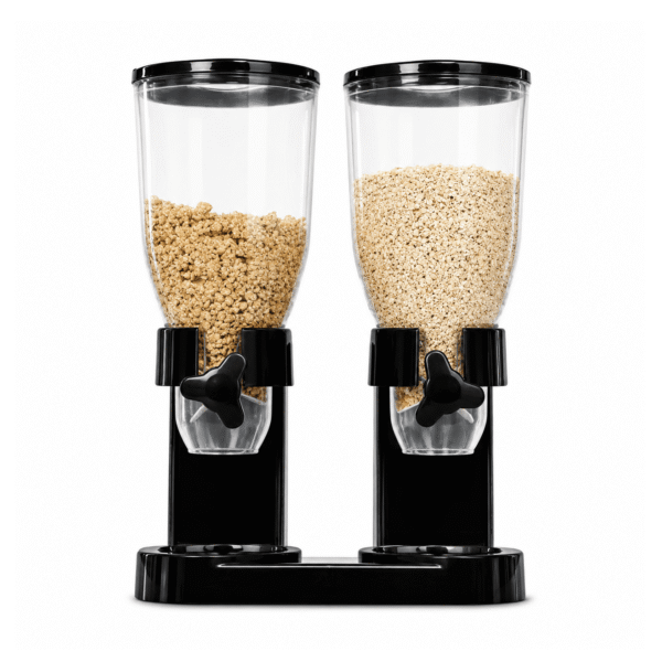 CS Euro Double Cereal Dispenser 3L Buffet Countertop DTJ081