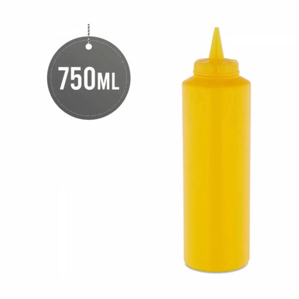 CS Euro Flacon souple pour sauce jaune 750ml (26oz)