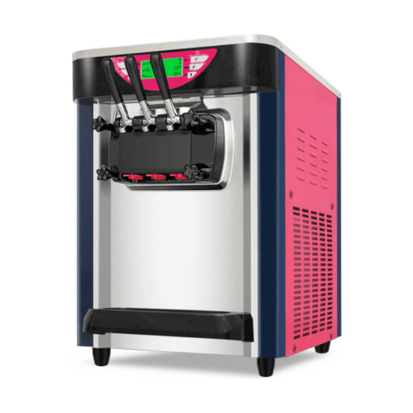 CS Euro Countertop Three Flavour Soft Serve Ice Cream Machine 20-25L/H KI208S