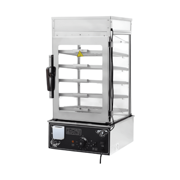 CS Euro Bun and Dumpling Steamer 5 Tier Countertop Display KR500L