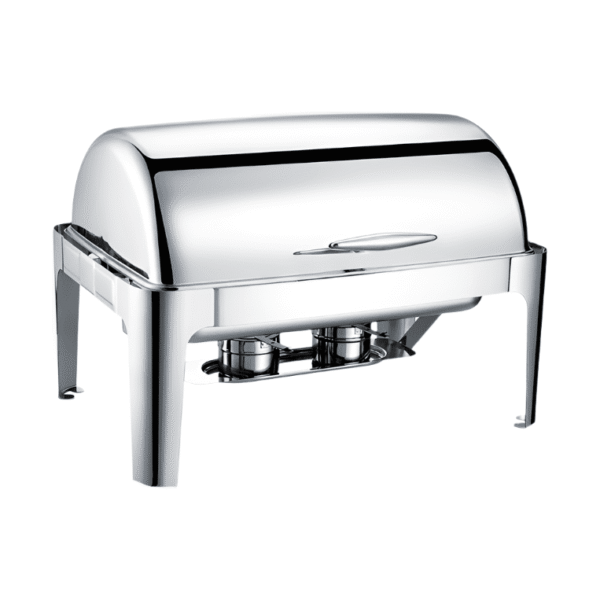 CS Euro Chafing dish GN1/1 à couvercle rabattable 9 L poli miroir DTC1104