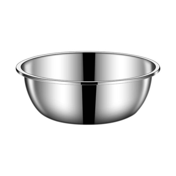 CS Euro Heavy Duty Kitchen Mixing Bowl 220 x91mm Stainless Steel WT-PK003