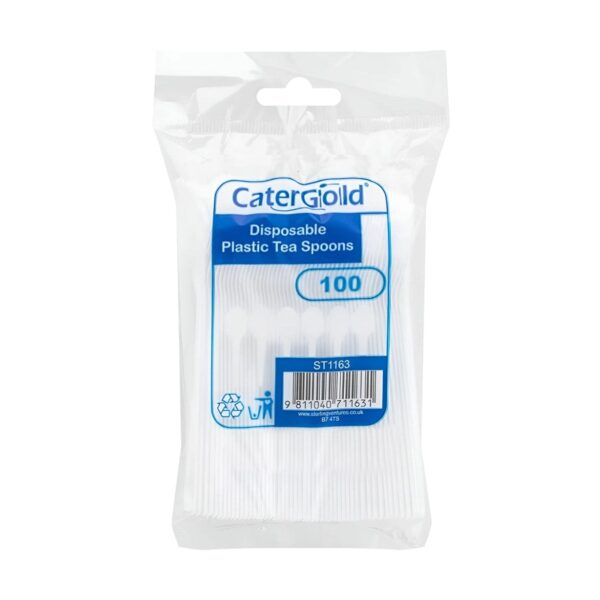 Disposable Plastic Tea Spoons 100pack