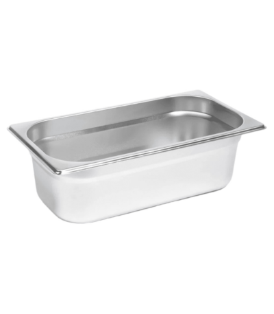 Stainless Steel Gastronorm Pan GN 1/3 Depth 100mm