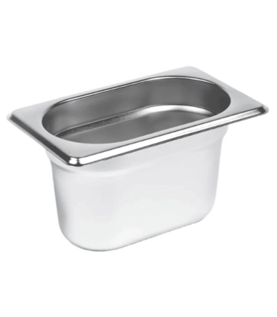 Stainless Steel Gastronorm Pan GN 1/9 Depth 100mm