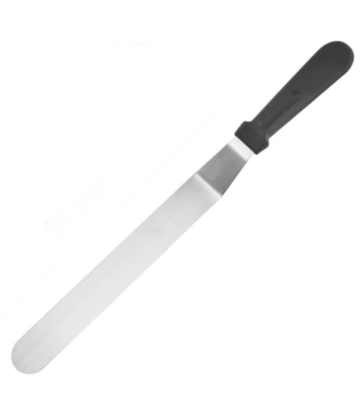CS Euro Cranked Icing Spatula 12 Inch Stainless Steel