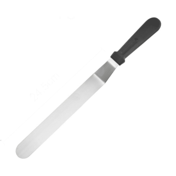 CS Euro Cranked Icing Spatula 12 Inch Stainless Steel
