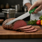 CS Euro Colour Coded Slicer Knife 8" 2.5mm Kitchen Prep 32002