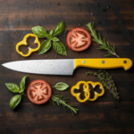 CS Euro Colour Coded Chef Knife 6" 2.5mm Kitchen Prep 32044
