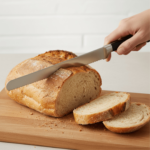 CS Euro Serrated Slicer Knife 30cm Black Handle Bread Knife 502E601