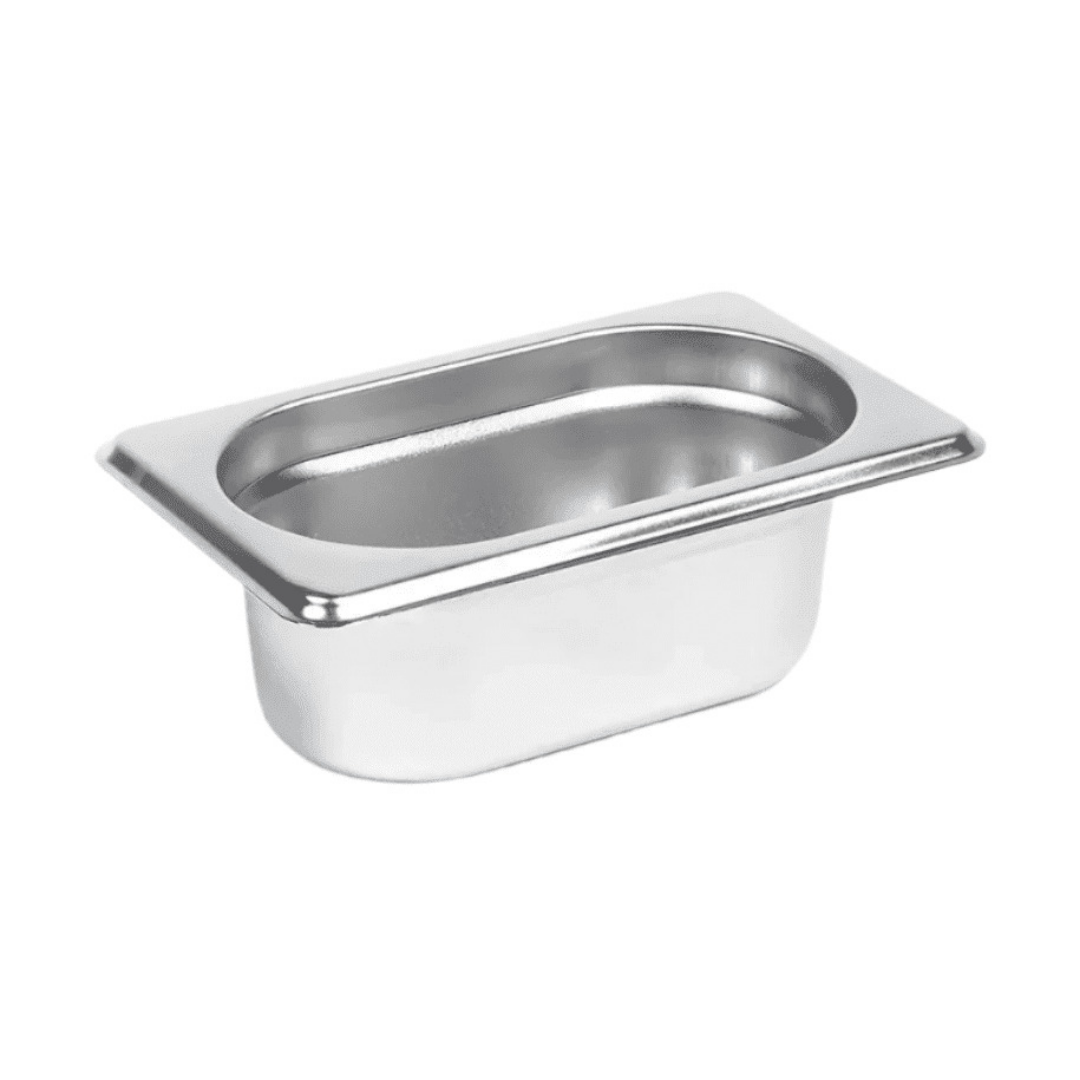 Stainless Steel Gastronorm Pan GN 1/9 Depth 65mm Stainless Steel Gastronorm Pan GN 1/9 Depth 65mm