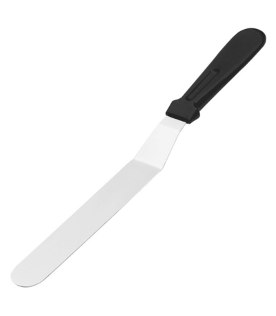 CS Euro Cranked Icing Spatula 8" Stainless Steel Cake Palette Knife