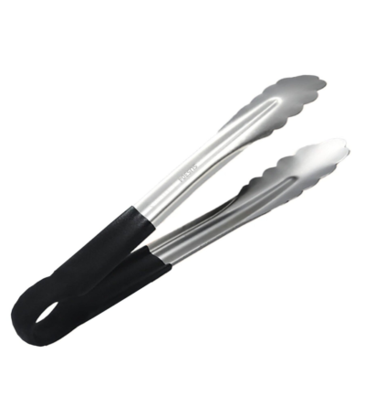 CS Euro Colour Coded Utility Tongs 9" 220mm Stainless Steel