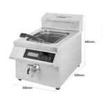 CS Euro Induction Fryer 12L 3kW Countertop with Tap AMCD12F101