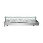 CS Euro Countertop Wet Bain Marie 5 x GN1/2 1465mm BM25