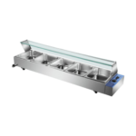 CS Euro Countertop Wet Bain Marie 5 x GN1/2 1465mm BM25