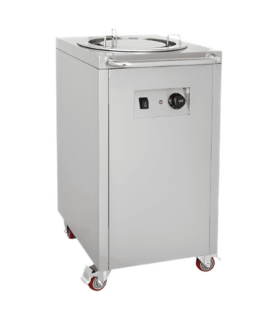 CS Euro Heated Plate Dispenser Trolley Stainless steel 1kW CGDNT1