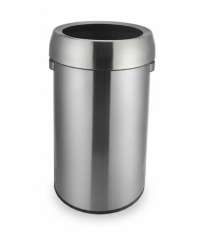 CS Euro Stainless Steel Touch Bin 60L Round Swing Lid COD011068-S