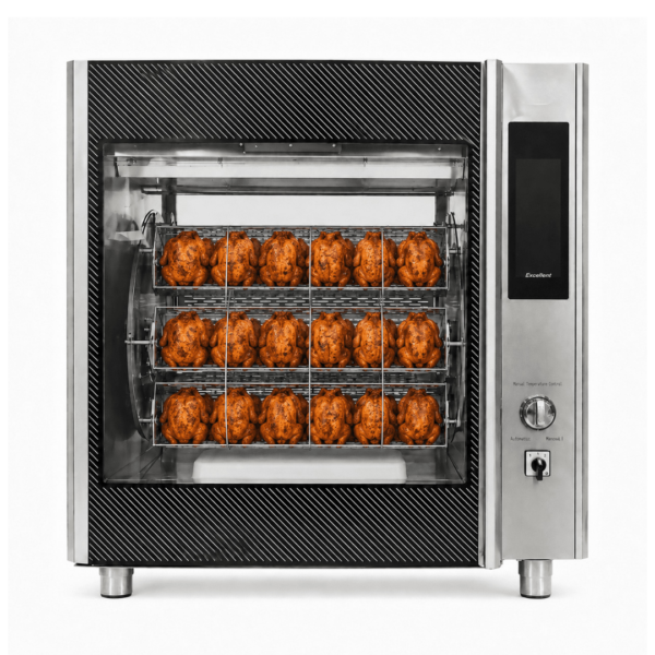 CS Euro Basket Chicken Rotisserie Oven 7 Basket 35 Chicken 10.5kW CY7S