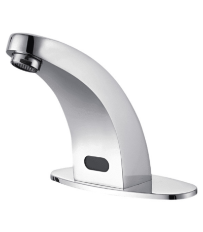 CS Euro Commercial Infrared Sensor Basin Tap Chrome Deck Mounted EF1091