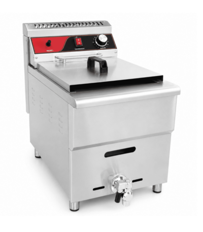 CS Euro LPG Gas Deep Fryer Single Tank 14L Countertop GF-181