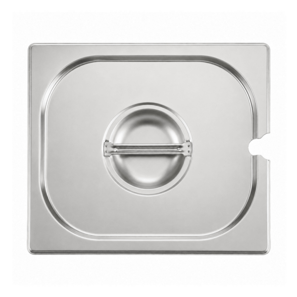 Stainless Steel Notched Gastronorm Lid GN 1/1