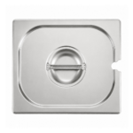 Stainless Steel Notched Gastronorm Lid GN 1/9