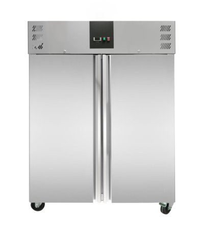 CS Euro Commercial Upright Freezer 1180L Double Door Stainless Steel GN1180BT