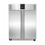 CS Euro 1476 litres Professional Refrigerator Stainless steel Upright cabinet Twin door GN2/1 Static cooling