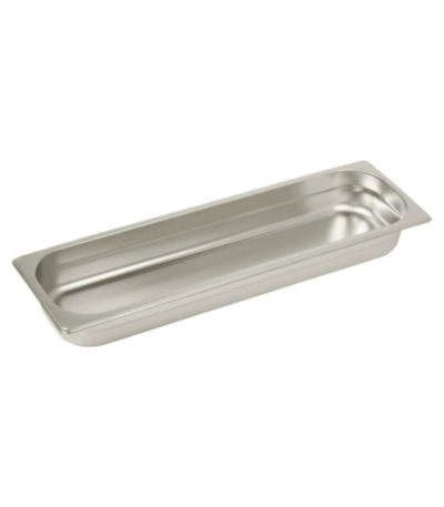 Stainless steel Gastronorm Pan GN2/4 Depth 65mm