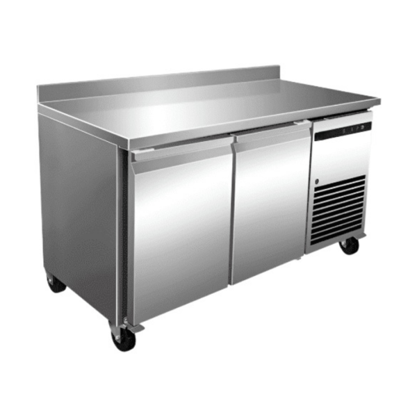 CS Euro Commercial Freezer counter With Upstand 2 doors Depth 700mm 314 Litres GN2200BT