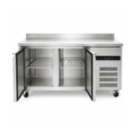 CS Euro Commercial Refrigerated Counter 2 Door Depth 700mm Upstand GN2200TN
