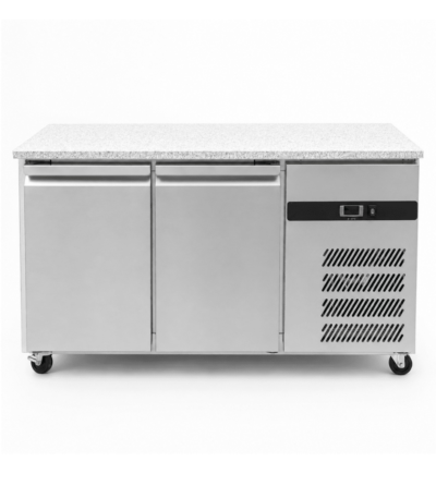 CS Euro Refrigerated Counter with Marble top 2 doors Depth 700mm GZ2100TN