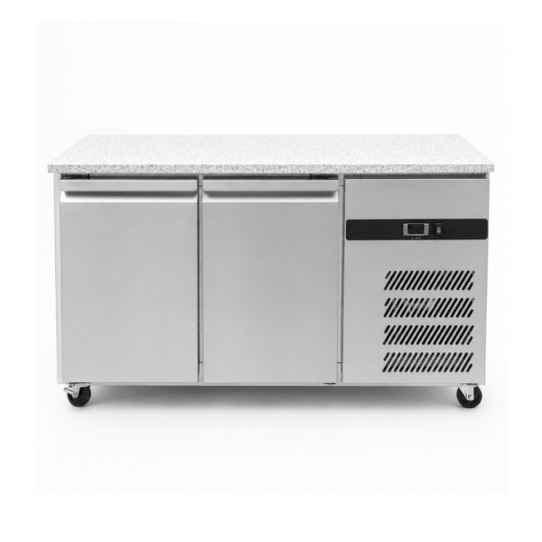CS Euro Refrigerated Counter with Marble top 2 doors Depth 700mm GZ2100TN
