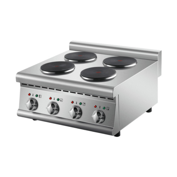 CS Euro Commercial Electric boiling top 4 plates 8kW Countertop HRQ605E