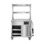 CS Euro Mobile Hot Cupboard 900mm 2 Tier Heated Gantry HYH09HD