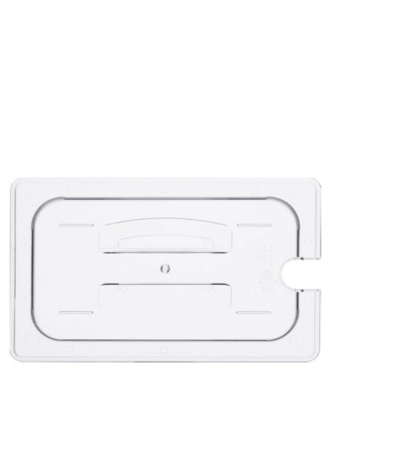 CS Euro Essentials Polypropylene 1/4 Notched lid