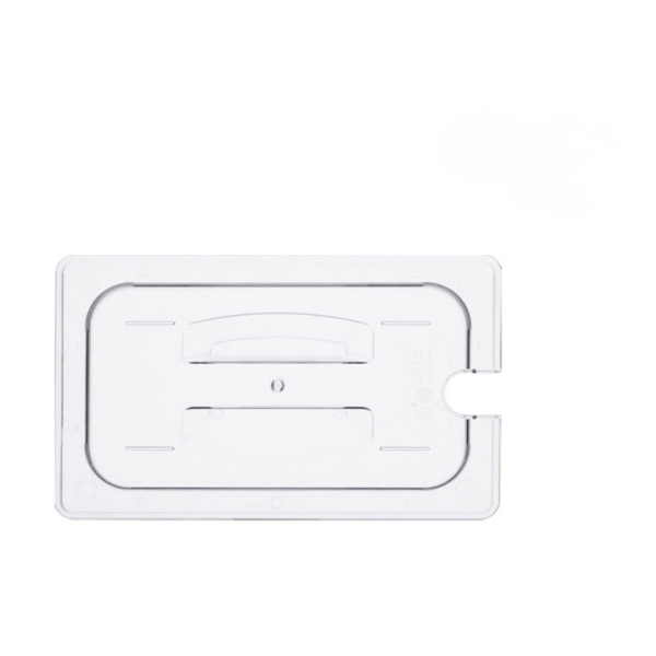 CS Euro Essentials Polypropylene 1/4 Notched lid