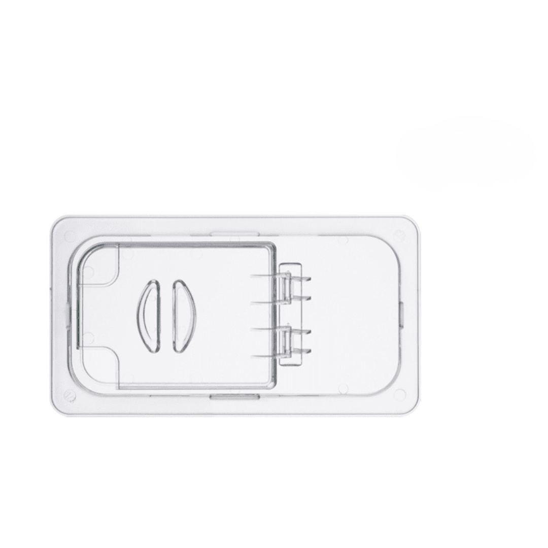 CS Euro Polycarbonate Gastronorm 1/3 Open Flip Lid CS Euro Polycarbonate Gastronorm 1/3 Open Flip Lid