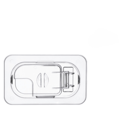 CS Euro Polycarbonate Gastronorm 1/9 Open Flip Lid