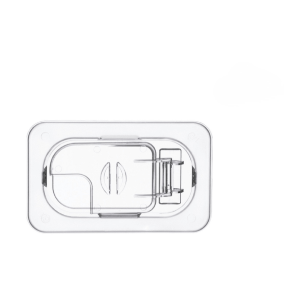 CS Euro Polycarbonate Gastronorm 1/9 Open Flip Lid