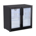 CS Euro Back Bar Cooler 900mm 2 Hinged Glass Doors KBC-2