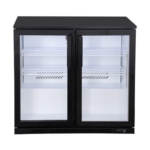 CS Euro Back Bar Cooler 900mm 2 Hinged Glass Doors KBC-2
